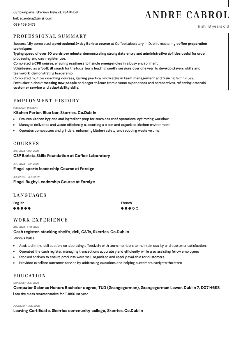 CV link